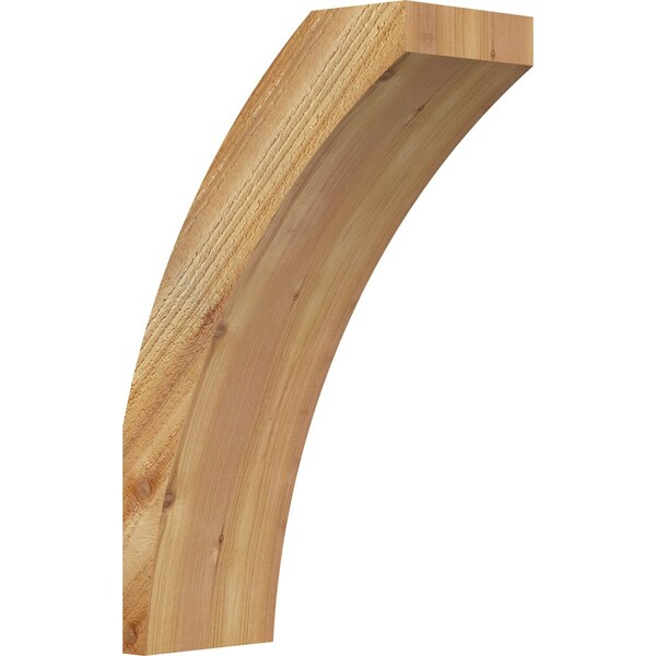 Ekena Millwork 6"W x 12"D x 20"H Thorton Rough Sawn Knee Brace, Western Red Cedar BRC06X12X20THR00RWR - main